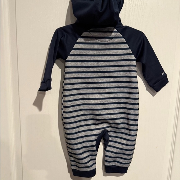Nike Kids Striped One Piece - Navy and Red - Picture 3 of 3